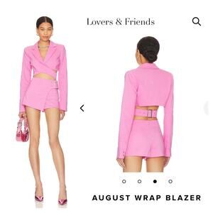 Lovers + friends wrap blazer
